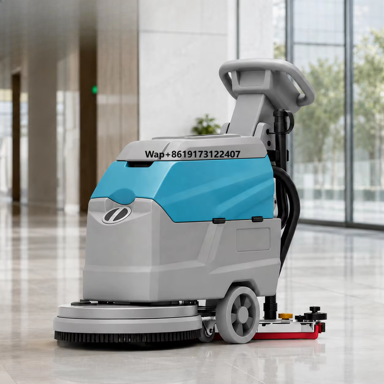 Floor Scrubber Machine Walk Behind - F450 Electric Walk Behind Floor Scrubber
