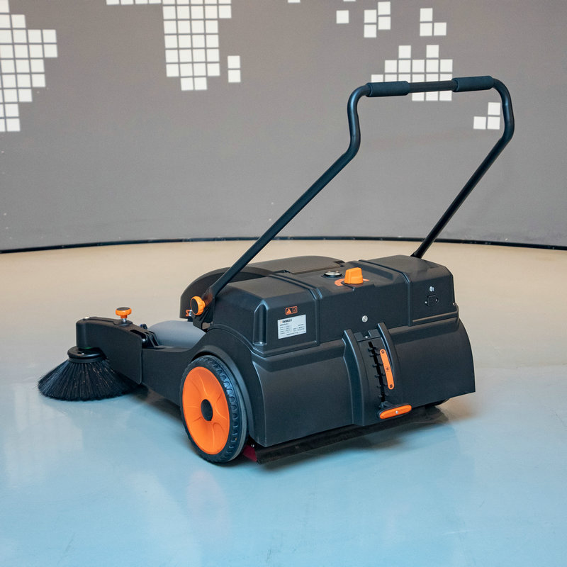 Mini Manual Hand Push Industri - Floor Sweeper Machine Manual 评论和价格