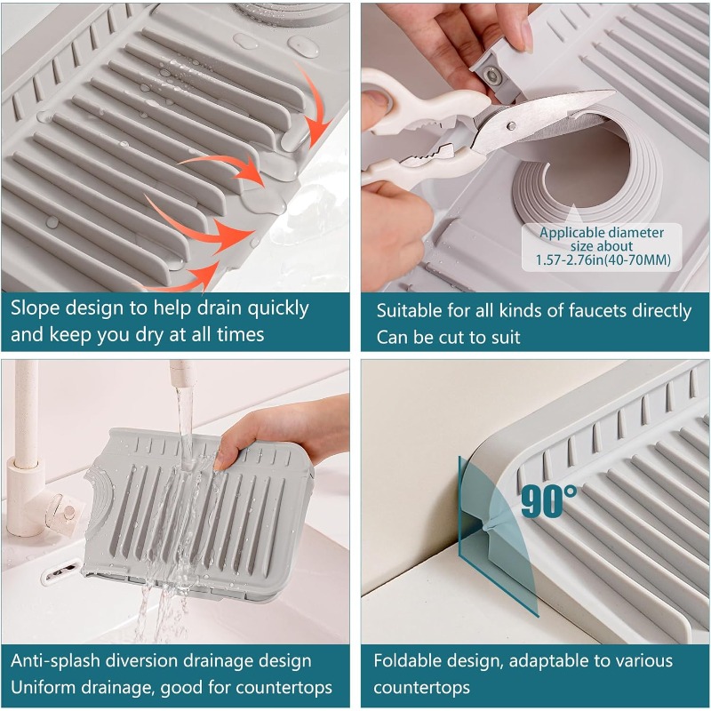 Kitchen Silicone Faucet Splash - Escalator Cleaning Machine 评论和价格
