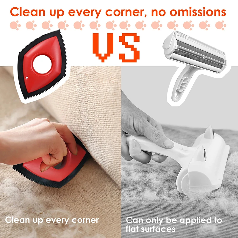 4 Modes Pet Hair Remover Comb  - Carpet Extractor Machine 评论和价格