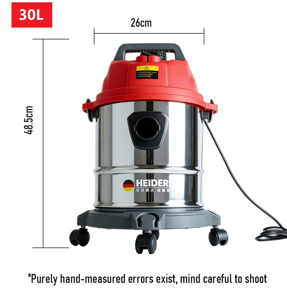 30L High Power Wet & Dry Vacuu - Industrial Vacuum Cleaner 3000W 评论和价格