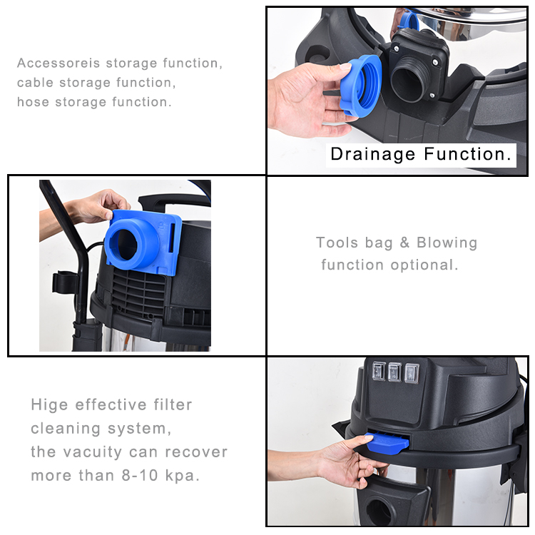 60L Heavy D-uty Industrial Com - Wet Dry Vacuum 60L 评论和价格