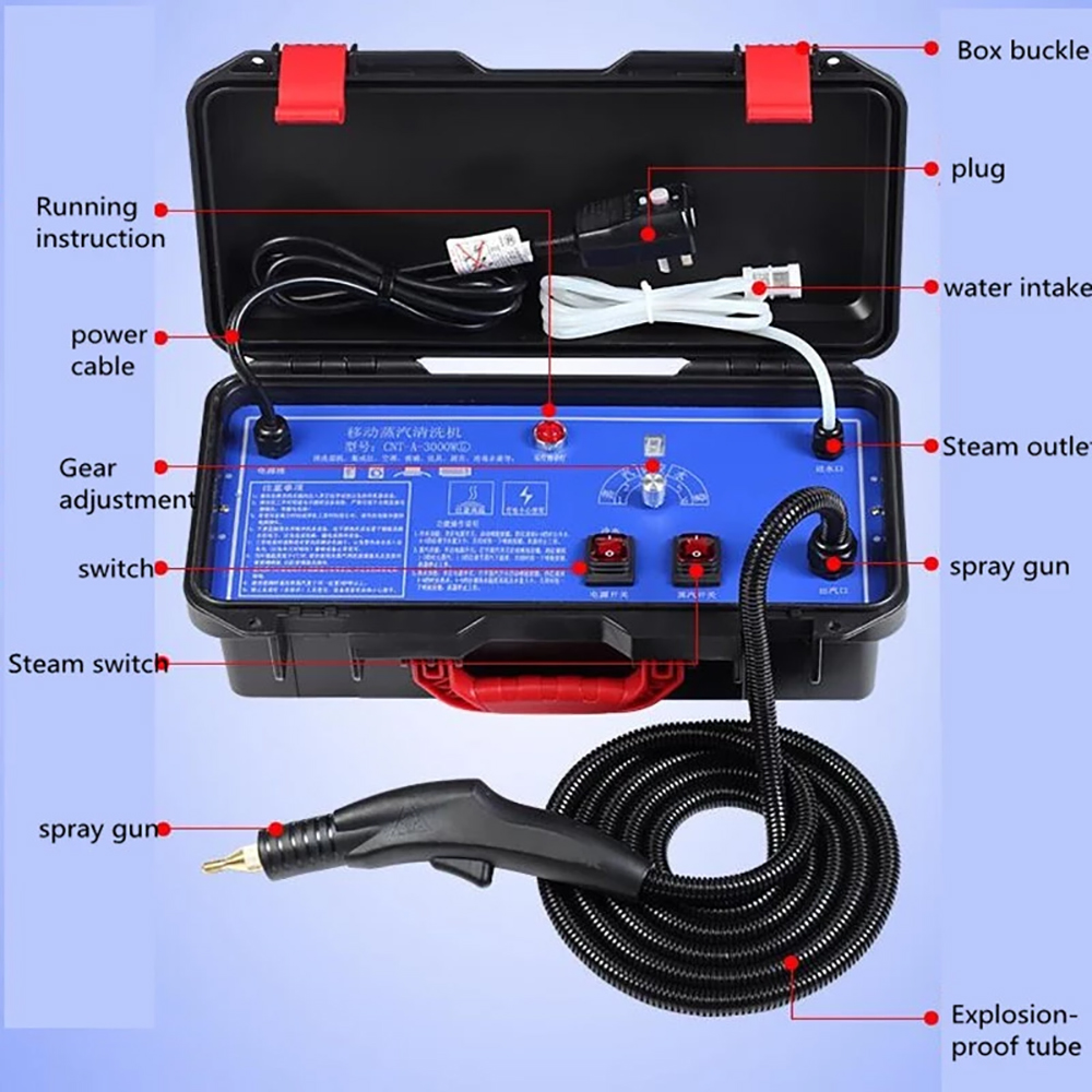 3000W Commercial Household Ste - Steam Cleaner Commercial 3000W 评论和价格