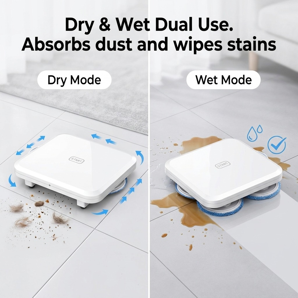 Robot Mop Cleaner, Automatic D - Floor Sweeper Machine Manual 评论和价格