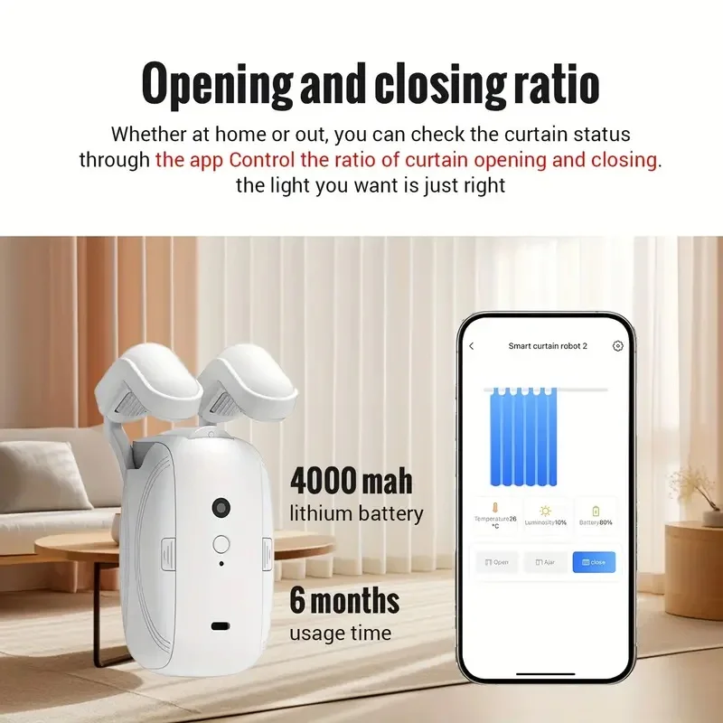 Smart Bluetooth Curtain Robot  - Window Cleaning Robot Automatic 评论和价格