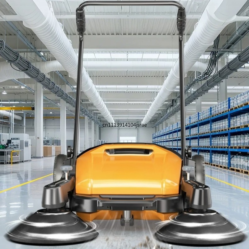 Manual Push Walk‑Behind Indust - Floor Sweeper Machine Manual 评论和价格