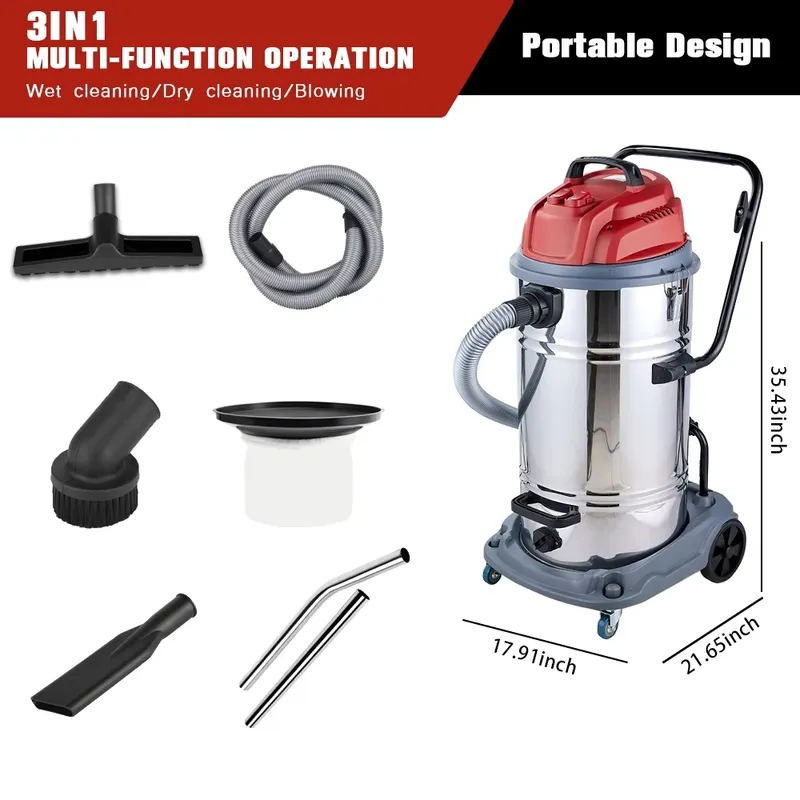 Dust Extraction 60L/15.85GAL 2 - Wet Dry Vacuum 60L 评论和价格