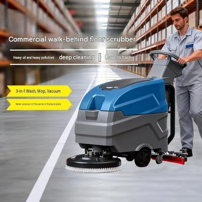 Electric Walk-Behind Auto Auto - Floor Scrubber Machine Walk Behind 评论和价格