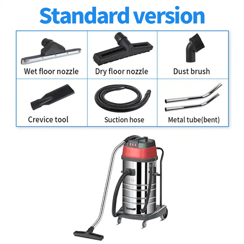 Large Scale Industrial 80L Red - Industrial Vacuum Cleaner 3000W 评论和价格