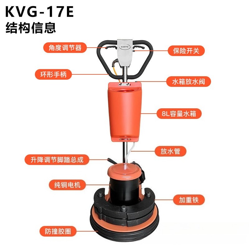 17 Inch Heavy Duty Walk-Behind - Floor Polishing Machine 17 Inch 评论和价格
